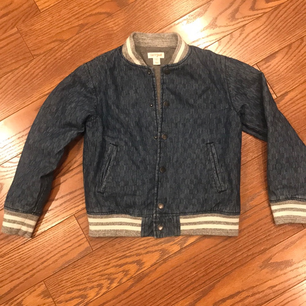 Cat & Jack Jean Bomber Jacket